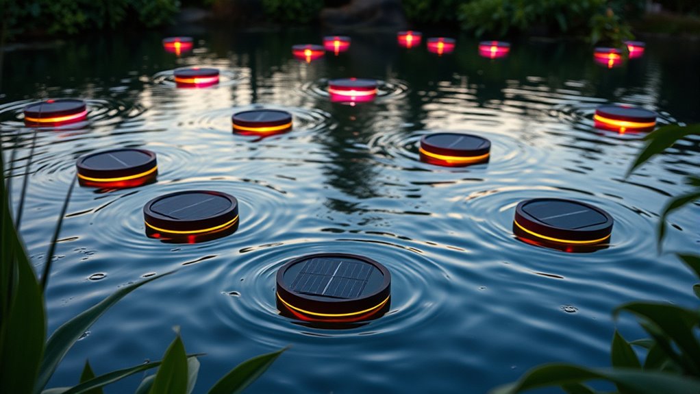 floating solar light maintenance