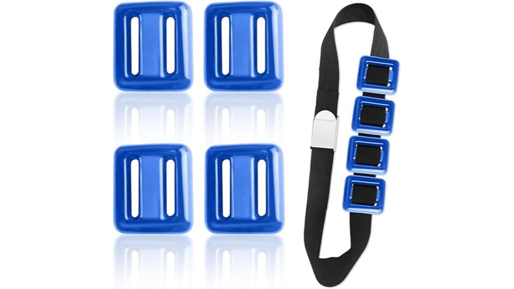 four pack diving weight set