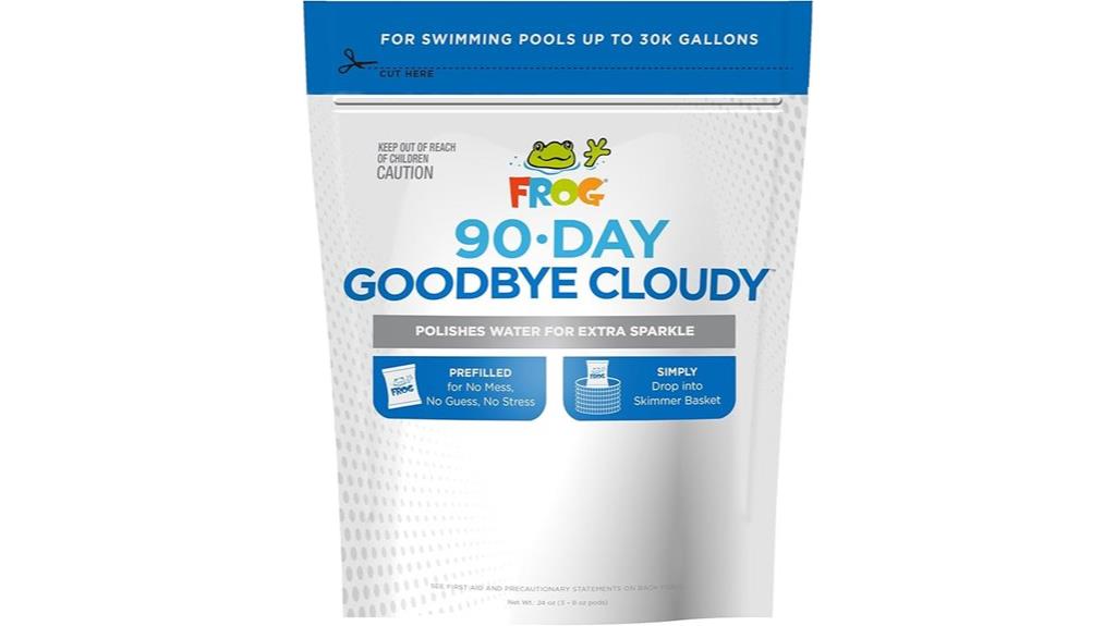 frog 90 day pool clarifier