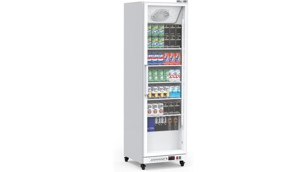glass door beverage cooler