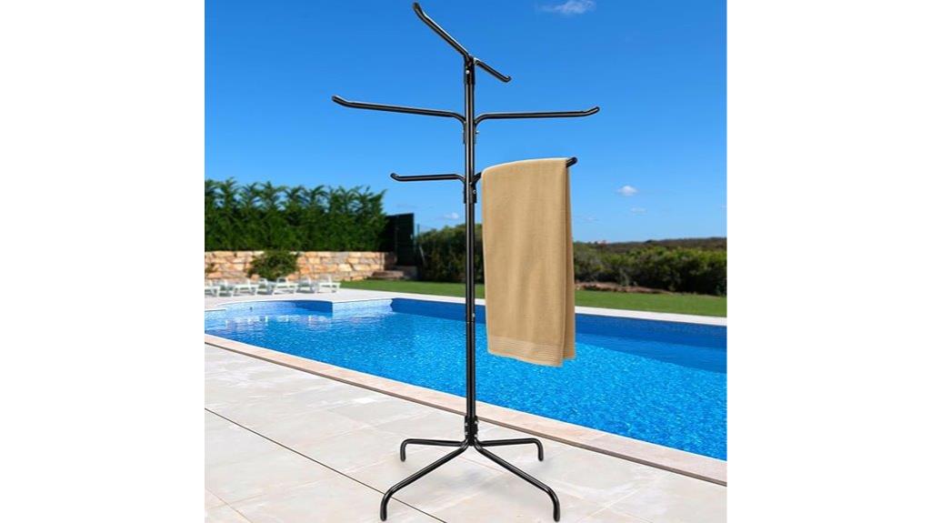 heavy duty freestanding towel rack