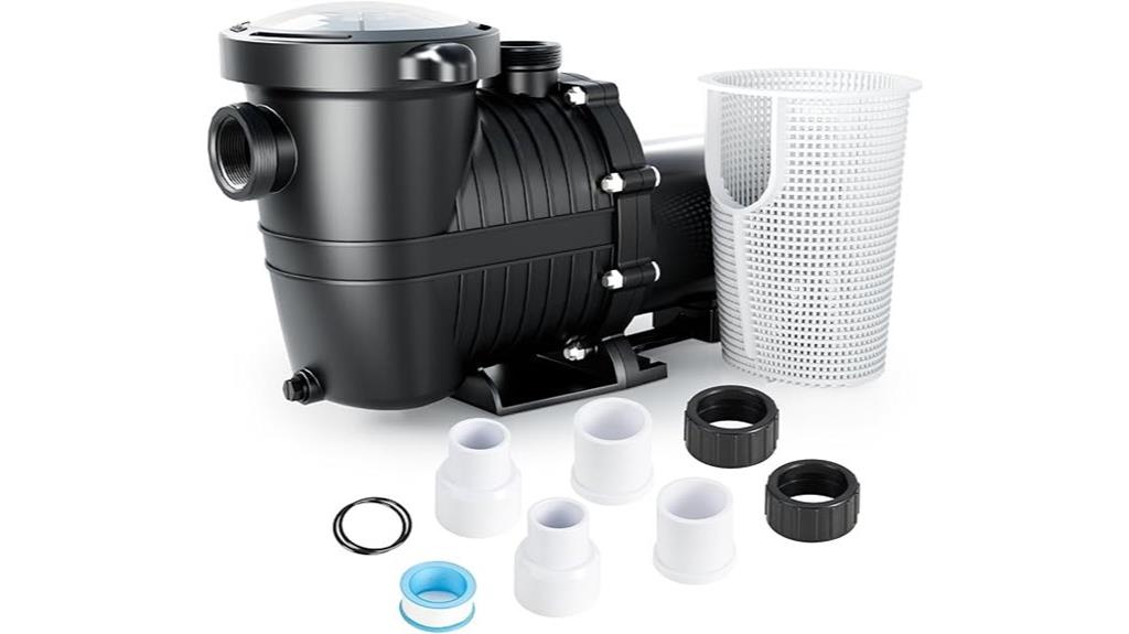 high flow pool pump