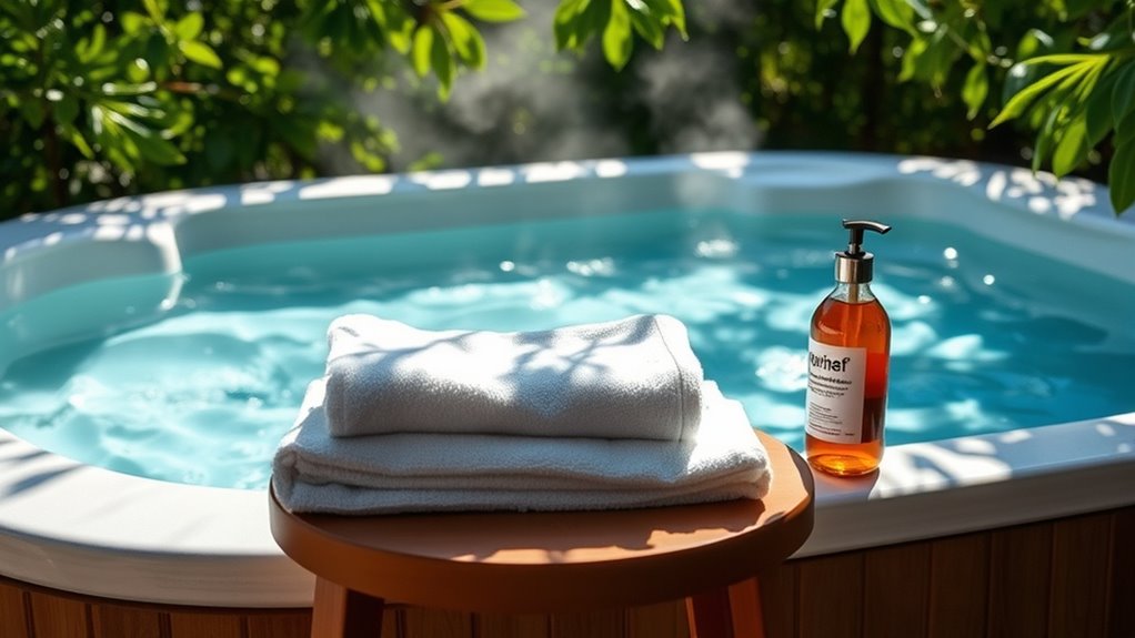 hot tub hygiene and maintenance