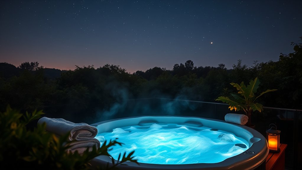 hot tub improves sleep