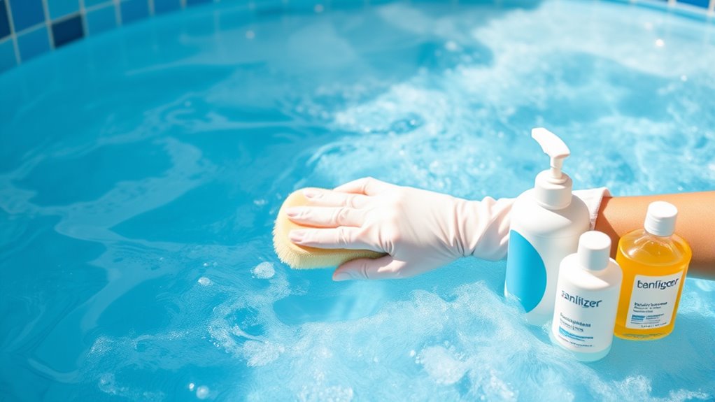 hot tub water hygiene practices
