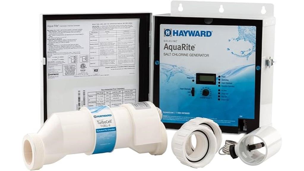 in ground pool salt chlorinator
