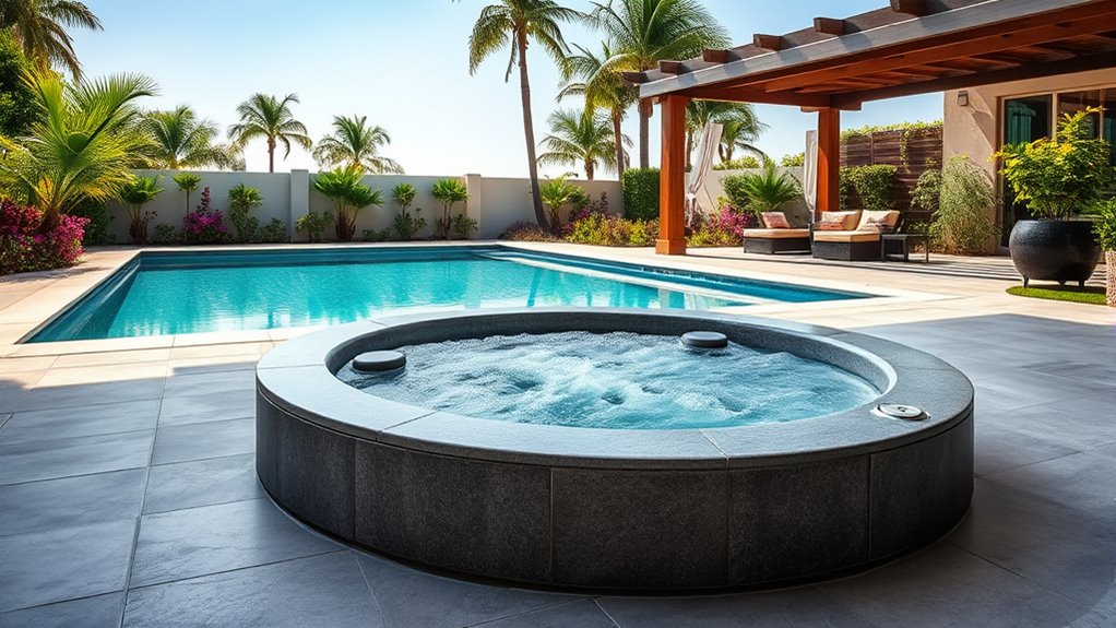 include a relaxing outdoor feature