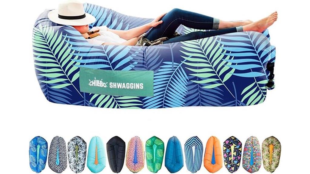 inflatable camping beach couch