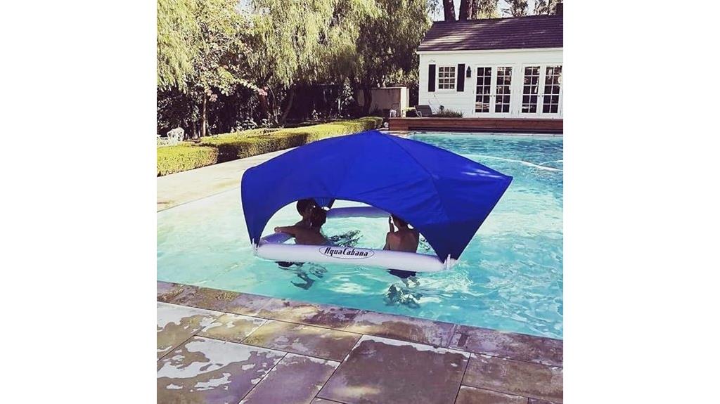 inflatable pool float canopy
