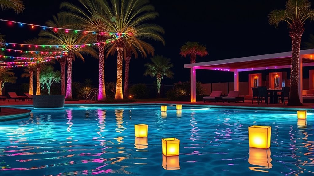 innovative poolside lighting ideas