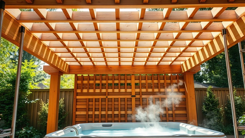 install roof or lattice