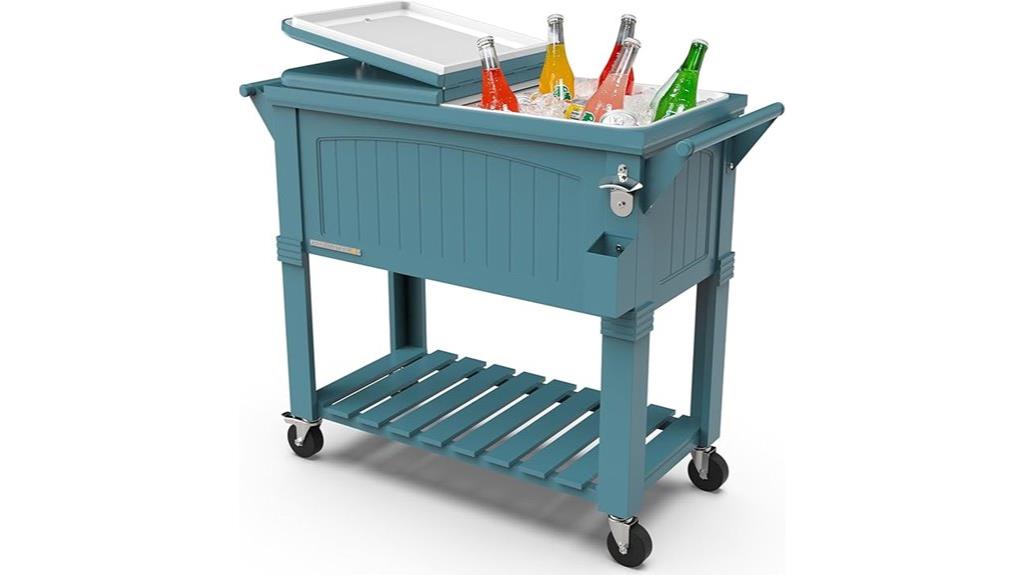insulated cooler with divider
