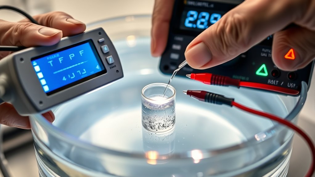 interpreting salt cell readings