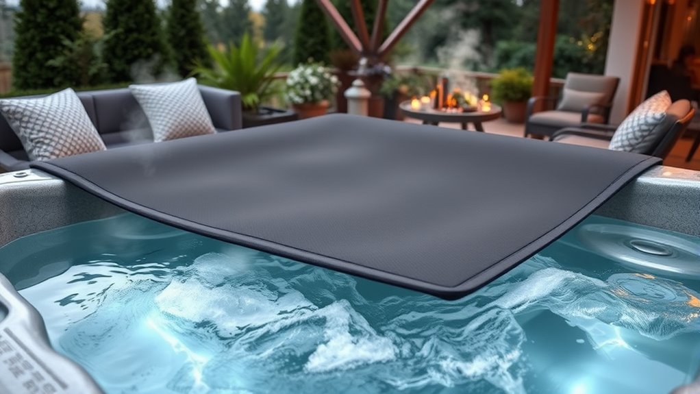 keep hot tub covered