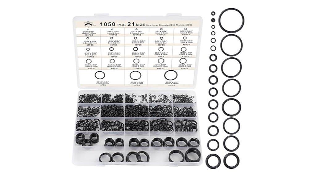 large 1050 piece o ring kit