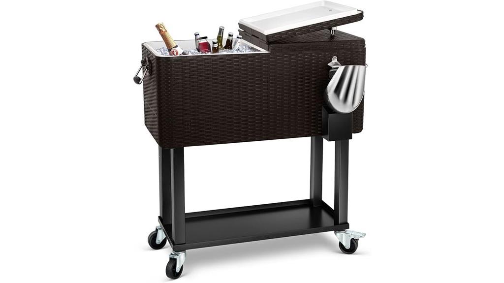 large capacity mobile cooler