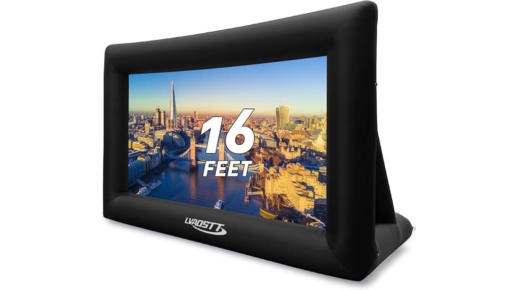 large inflatable outdoor screen