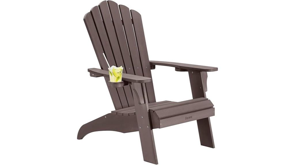 large plastic adirondack chair