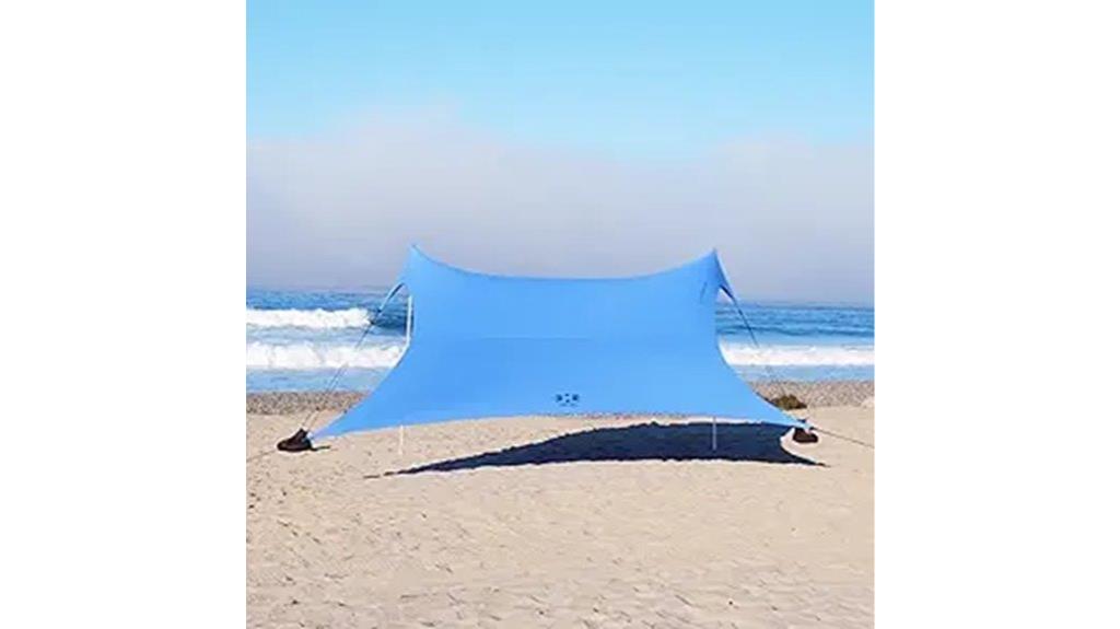 large portable beach tent