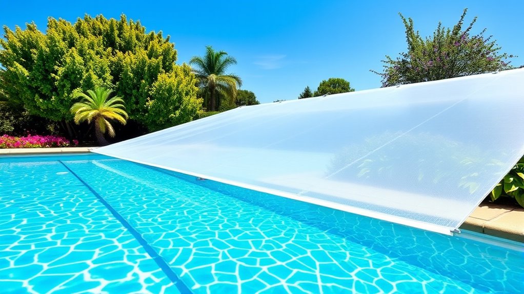 liquid solar cover management