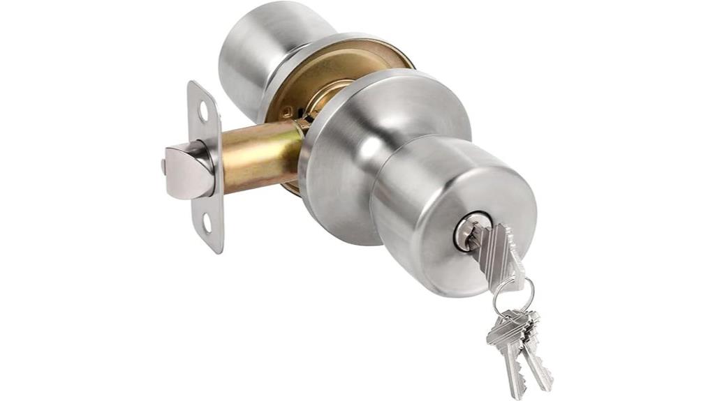 locking door knob set
