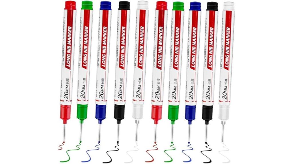 long head deep hole markers
