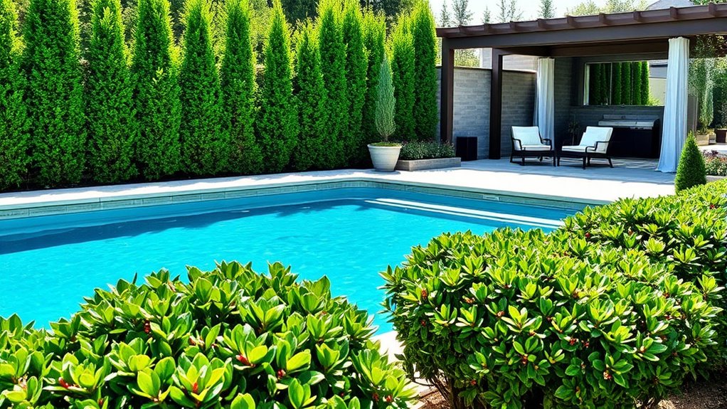 low maintenance privacy shrubs