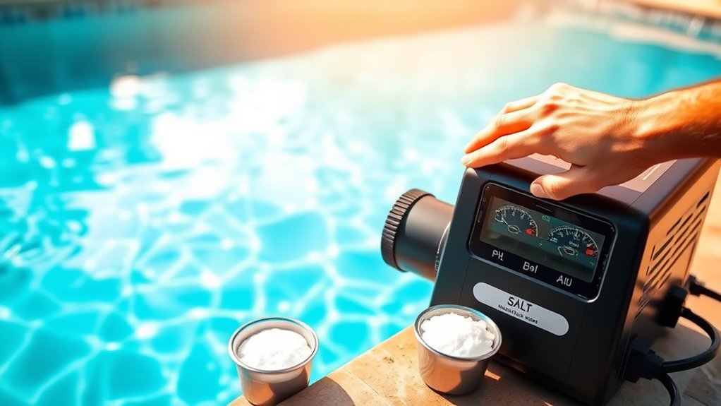 maintain water chemistry balance