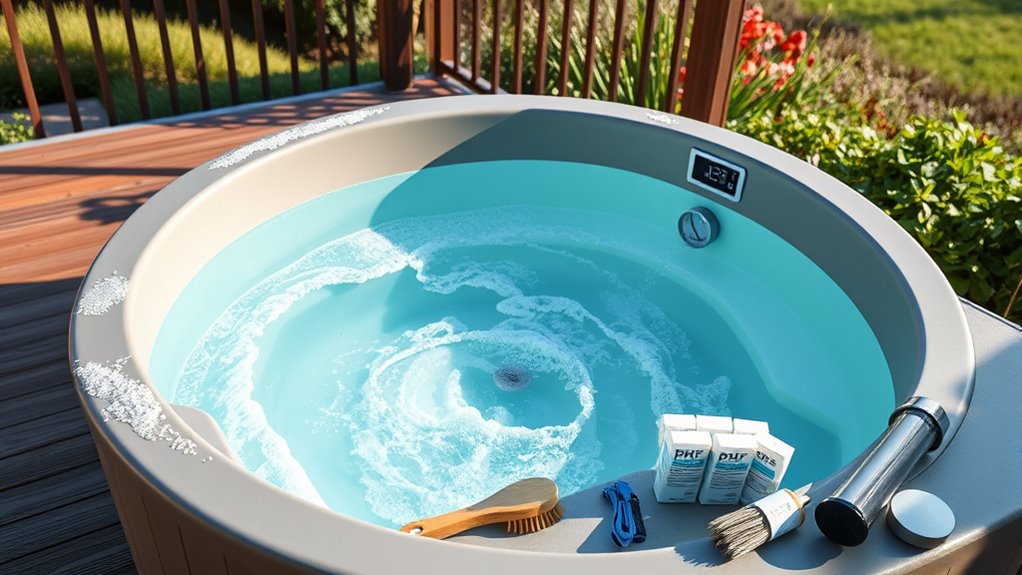 maintain water quality regularly