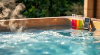 maintaining balanced hot tub water