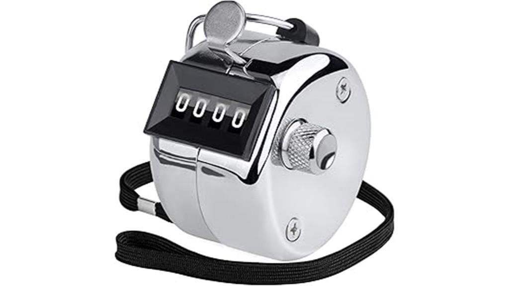 metal 4 digit tally counter