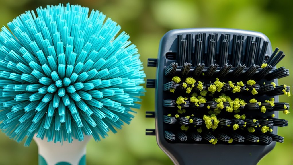 microfiber traps debris efficiently