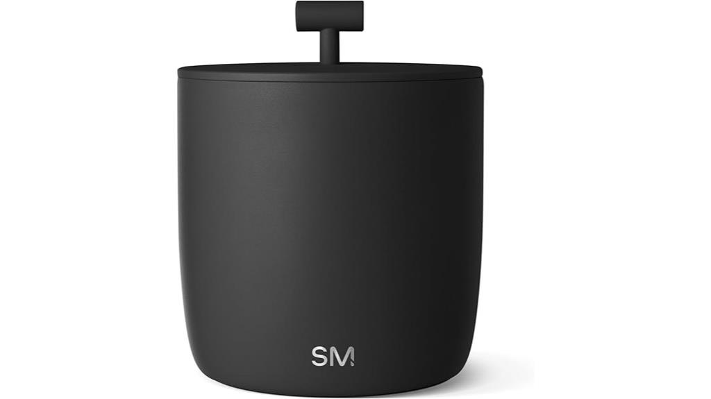 modern stainless steel ice bucket
