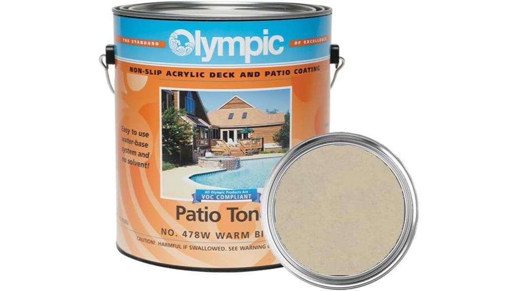 non slip acrylic patio coating