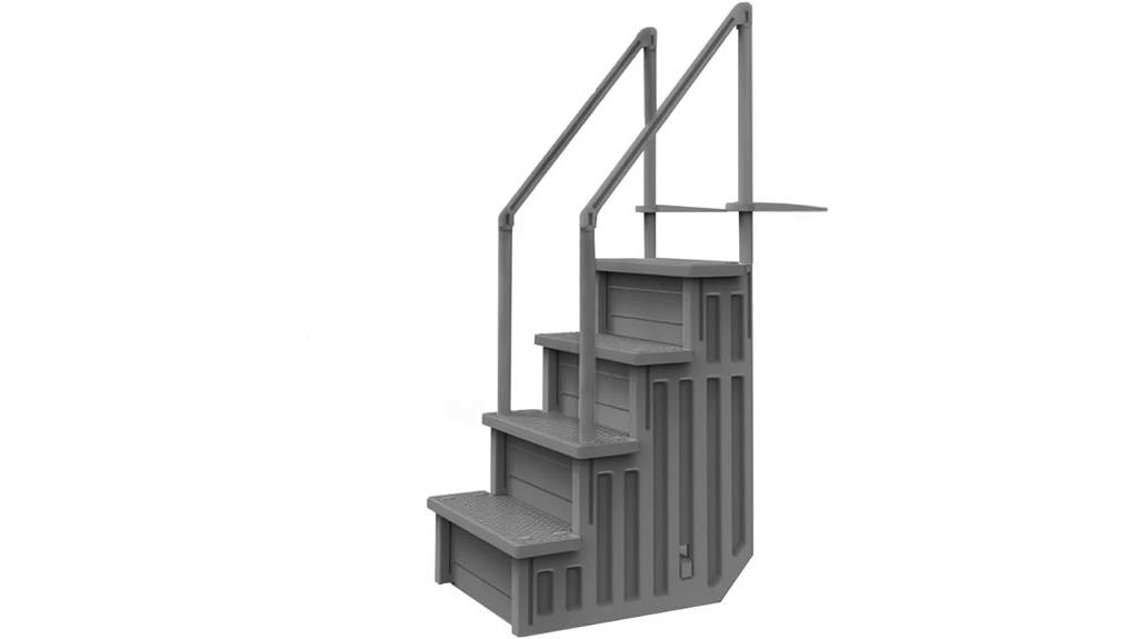 non slip pool step system