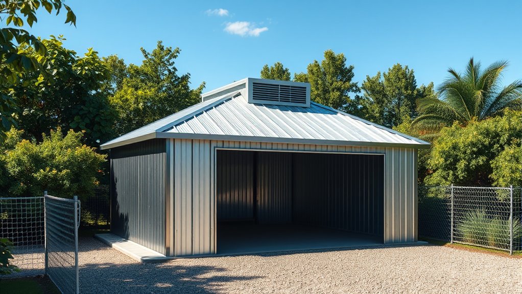optimal shed ventilation and climate control