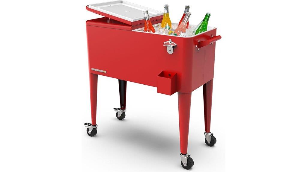 outdoor cooler with wheels