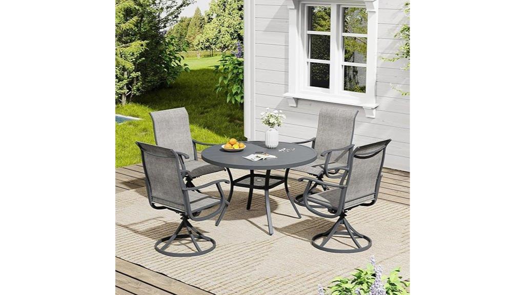 outdoor dining table set