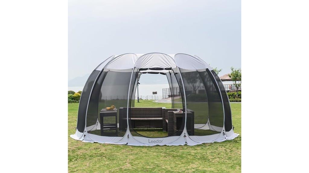 outdoor pop up screen house
