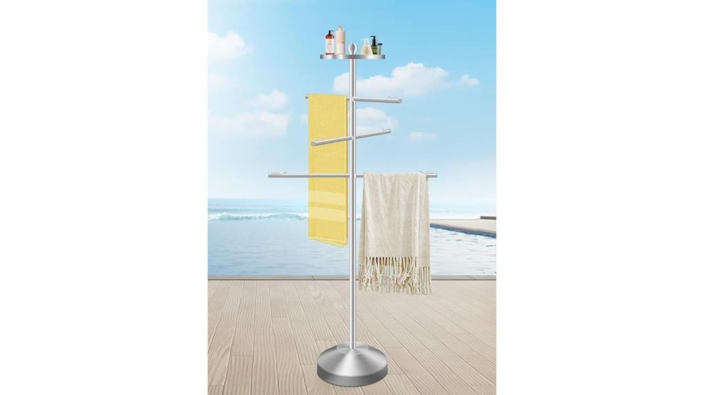 outdoor stainless steel towel rack