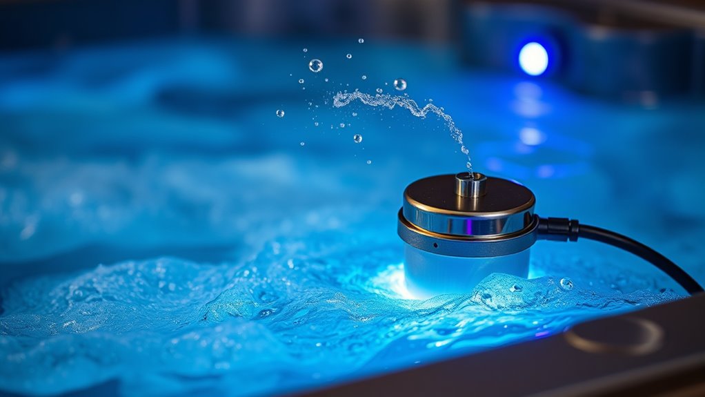ozone disinfects hot water