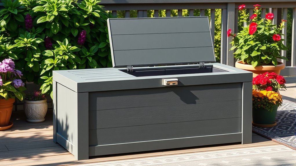 patio deck box storage