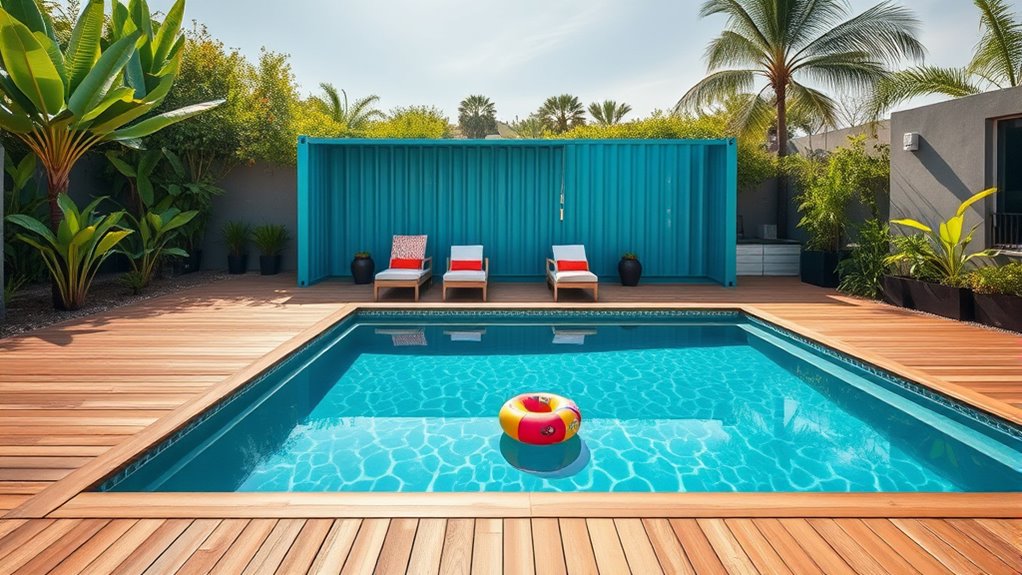 personalized pool decor ideas