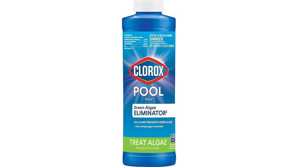 pool algae prevention solution