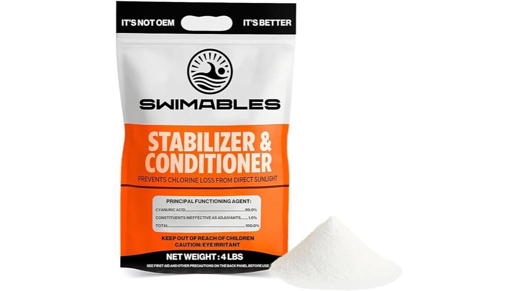 pool chemical stabilizer 4 lbs