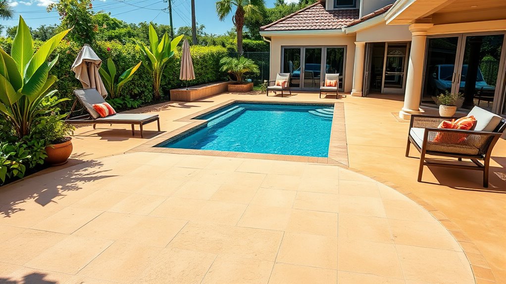 pool deck paint considerations