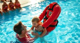 pool emergency rescue procedures