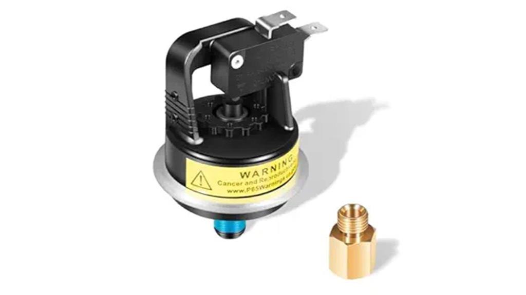 pool heater air pressure switch