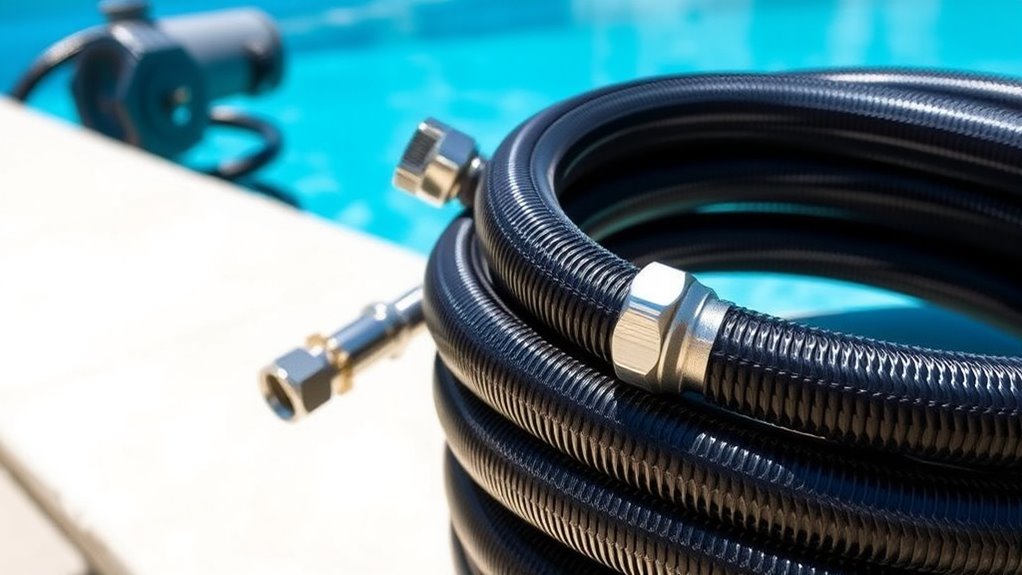 pool heater hose selection