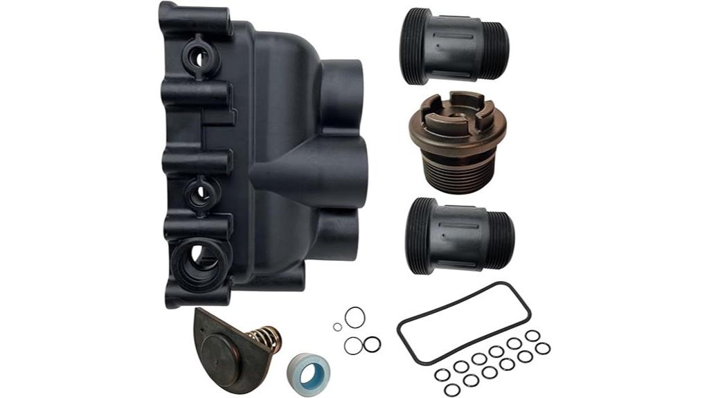 pool heater manifold assembly
